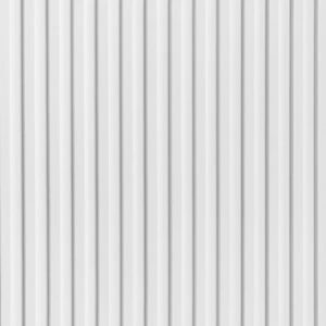 Profil Decorativ Panou riflat 3D WHITE L0101