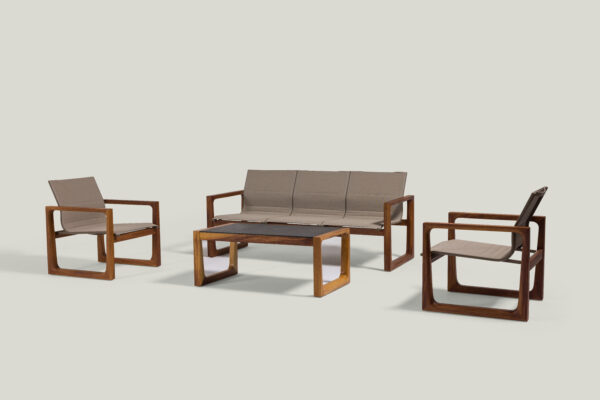 Set outdoor DEEP TEXTILE SOFA